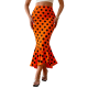 Hot-Selling New Printed High-Waisted Women's Polyester Pencil Skirt