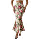 Hot-Selling New High-Waisted Printed Polyester Fitted Pencil Skirt