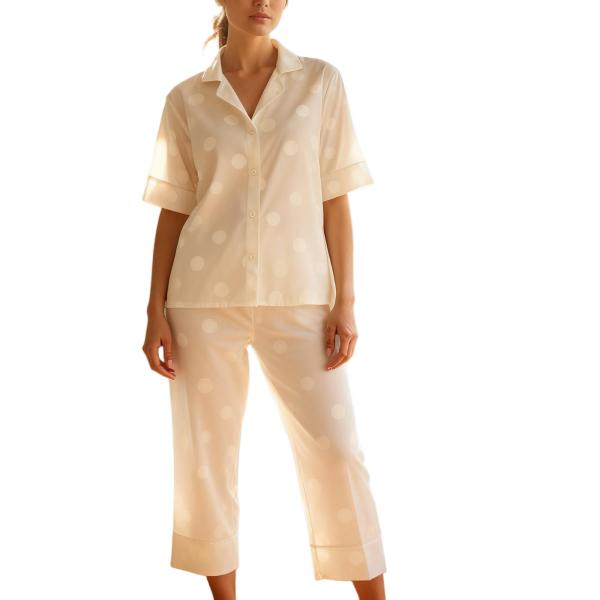 Long-Sleeved Printed Casual Women's Comfortable Recliner PJs