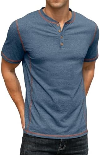 Mens Short Sleeve T-Shirt Cotton Shirt