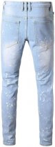 Men's Athletic-Fit Jean Trouser Pure Colour Jean with Zipper Pocket Jean Trouser Solid Fashion Jean Jeans Mens Jeans