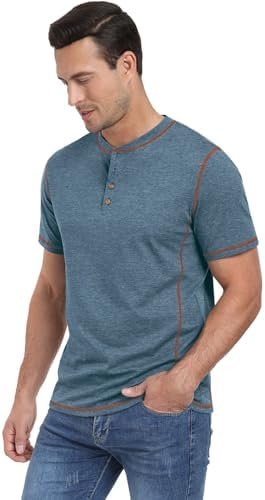Mens Short Sleeve T-Shirt Cotton Shirt