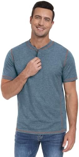 Mens Short Sleeve T-Shirt Cotton Shirt